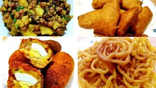 চার রকমের ইফতার আইটেম রেসিপি একসাথে দেখুন। Four Types of Iftar Recipe Together.