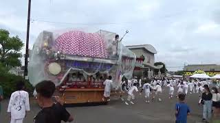 2023年吉田町川尻祭り　山東組初日　川尻会館到着