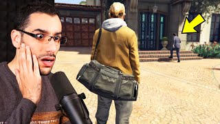 براد يزور مايكل بعد عودته للحياة (شيء لا يصدق حدث) في جي تي أي 5 | GTA V RESPAWN Brad