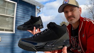 Air Jordan 3 - BLACK CAT - First Pickup of 2025!