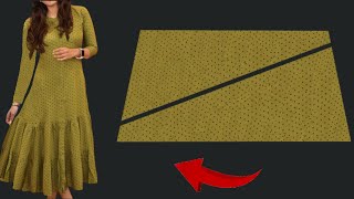 ⚘️Amazing Sewing Idea Dresses ❣️All Size 💃Sew This In 10 Minute ✨Summer Trends Dresses So Easy Style