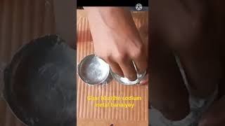 #How to make Sodium metal घर बैठे बनाओ # shorts