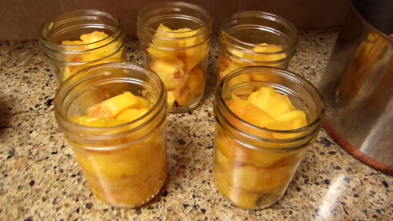 Canning Peaches Youtube