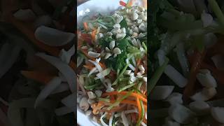 nộm dưa leo cà rốt, củ đậu