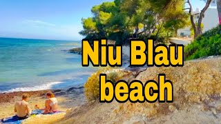 Ibiza Best Beaches|Niu Blau Beach Santa Eulalia|Summer 2022 in Ibiza|Playa Niu Blau