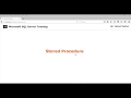 Microsoft SQL Server 2017 Training - Stored Procedure Part 1