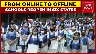 First Day Of Schools Reopening In Delhi: Students Turn Up For Offline Classes Despite Heavy Rain