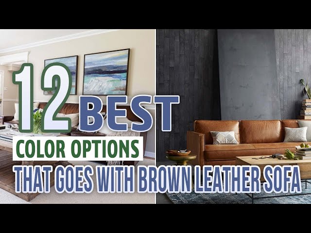 What Color Goes Well With Brown Leather Sofa Infoupdate Org