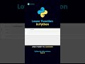 LOWER Function in Python String Made EASY for Beginners