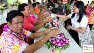 พิธีรดน้ำดำหัวประเพณีวันสงกรานต์ วิทยาลัยเทคโนโลยีโพลีกรุงเทพ