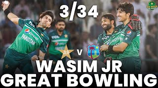 Excellent Bowling By Mohammad Wasim | Pakistan vs West Indies | 2nd ODI 2022 | PCB | MO2L