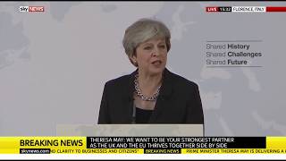 Prime Minster Theresa May sets out UK offer to break deadlock - Watch Full Speech