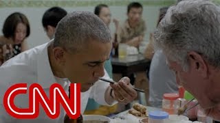 Bourdain and Anderson talk Vietnam, dining with Obama