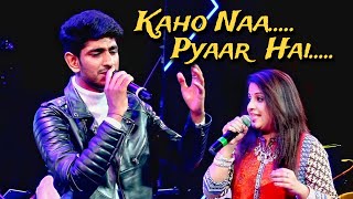 Kaho Na Pyaar Hai | Fardeen & Sinchan Dixit | Playback Singer | Live | Udit Narayan & Alka Yagnik