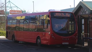 FSY 63054 SK63 KJO Wright streetlite ex Southampton city red 3 branded