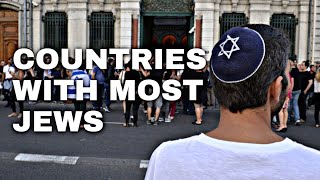 ✡️ Top 10 Countries with Jewish Population | Includes Canada Germany \u0026 Australia | Yellowstats