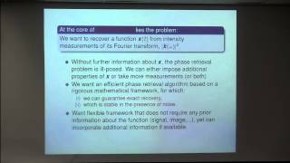 Thomas Strohmer - "From Norbert Wiener to Random Matrices and Convex Optimization"