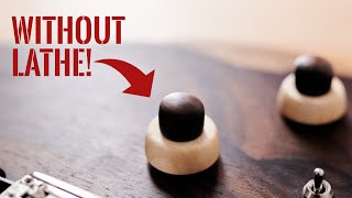 How I Made Custom Control Knobs WITHOUT a LATHE for my #GGBO Scratch Build - Les Cordia Ep. 16