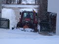 schneeräumung auf pflastersteinen mit vario mulitschieber 3000