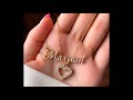 gold name pendant design trendy name locket with chain ideas goldchain namependant