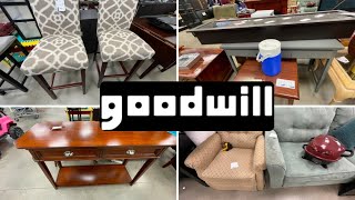 GOODWILL SHOP WITH ME 2025 | FURNITURE HOME DECOR | TABLES, SOFAS AND CABINETS