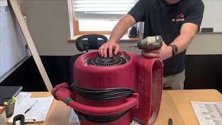 How to Take Apart and Clean a Centrifugal Air Mover