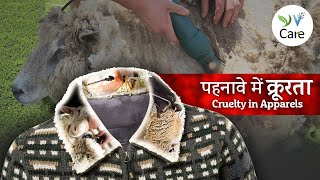 पहनावे में क्रूरता | Cruelty In Apparels | Why wool is Cruel | Vegan Hindi India