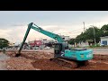 รถขุดบูมยาวโกเบลโก้ kobelco sk200 super x บูมยาว 18 20 เมตร โดยประมาณ