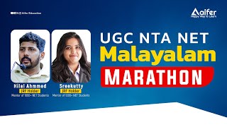 UGC NTA NET Malayalam Mega Marathon | UGC NET January 2025 | Aifer Education