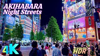 【4K HDR】Akihabara Walk - Tokyo Night Walk, Japan (秋葉原 • 東京)⚡️🇯🇵