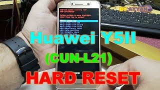 HARD RESET HUAWEI Y5II (CUN-L21) Factory Reset