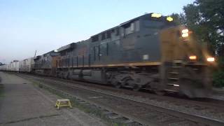 CSX Freight Train Q409 Alexandria Virginia