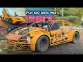 FULL 100 DAYS WORK🔥 OF LAMBORGHINI AVENTADOR CAR HANDMADE SUPERCAR