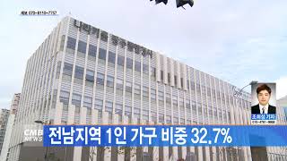 [전남뉴스] 전남지역 1인 가구 비중 32.7%