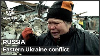 Civilians caught up in eastern Ukraine fighting