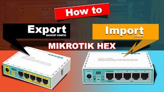 Mikrotik Export \u0026 Import Script Tutorial. (TagaVis)🤣