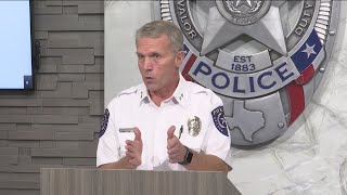Abilene PD press conference on kidnapping allegations at Ft. Imagination.