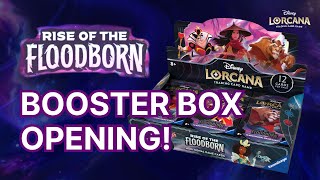 Disney Lorcana Booster Box Opening! | The Rise of the Floodborn Unboxing! |  Lorcana Reveal