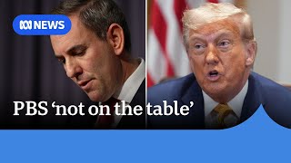 Australia's PBS 'not on the table' to escape US pharmaceuticals tariff | ABC NEWS