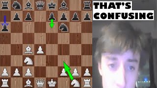 GM Daniil Dubov plays Scandinavian Defense vs Spanish opponent