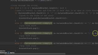 Java Stack Balanced String Part 2 HackerRank