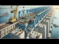 This Modern Bridge Construction Method is Very INCREDIBLE, Amazing Construction Equipment Machines