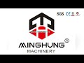 minghung woodworking spindleless veneer rotary peeling lathe machine