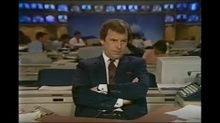 Space shuttle Challenger explosion live coverage from ABC, CBS, and NBC on 1/28/1986