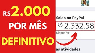 Ganhe R$2.000 por mês GRATUITAMENTE sem site (ganhe dinheiro online)