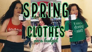 SHOP SPRING ON A BUDGET! Weekly vlog | Elizabeth Davis