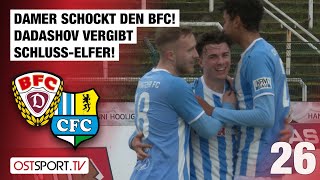 Damer schockt den BFC! Dadashov vergibt Schluss-Elfmeter: BFC - Chemnitz | Regionalliga Nordost