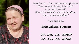 Seară de priveghi Magdici Ioana 14.01.2025