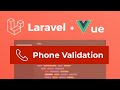 Phone Number Formatting in Laravel and Vue