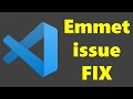 Visual Studio Code - Emmet (exclamation ! + Enter) not working  after Jun 2022 Release